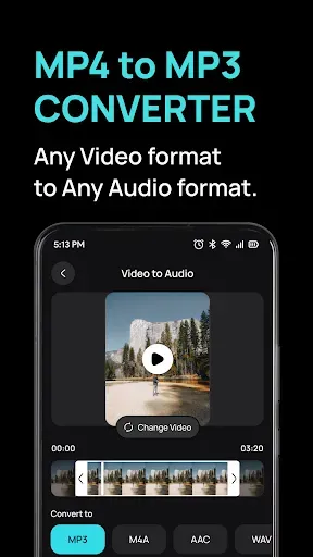 Скриншот 1 — Video to MP3 Converter・2Audio