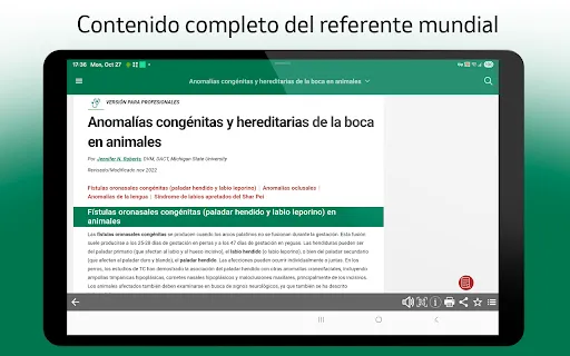 Скриншот 8 — Manual de Veterinaria MSD
