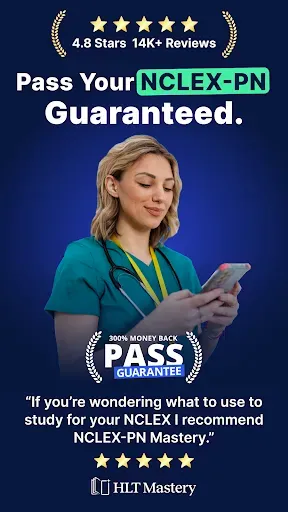 Скриншот 1 — NCLEX PN Mastery - Exam 2026