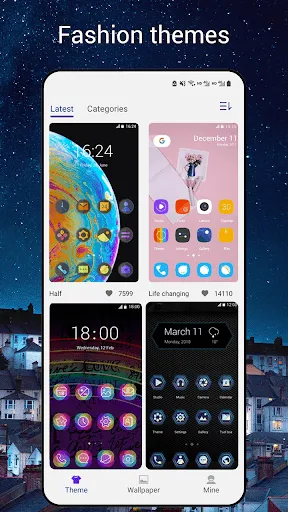 Скриншот 4 — Newlook Launcher - Galaxy Star