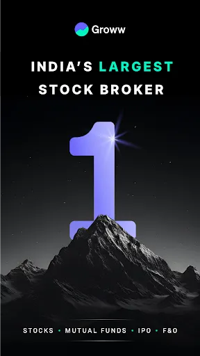 Скриншот 1 — Groww Stock, Mutual Fund, Gold