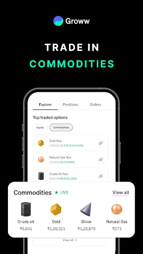 Скриншот 8 — Groww Stock, Mutual Fund, Gold