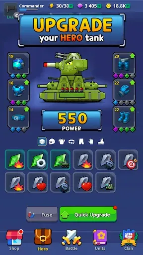 Скриншот 4 — Merge Tanks: Fortress Defense
