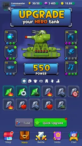 Скриншот 8 — Merge Tanks: Fortress Defense