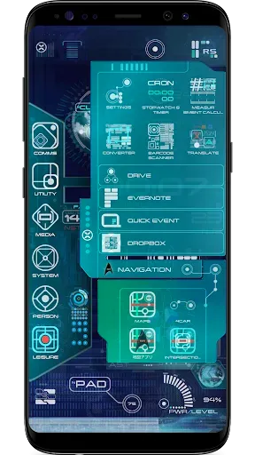 Скриншот 2 — TREK: Total Launcher Theme