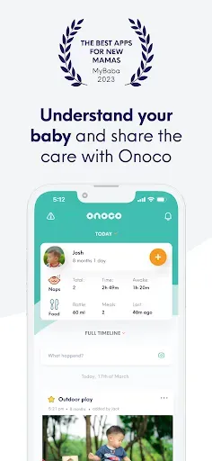 Скриншот 1 — Onoco - Baby schedule