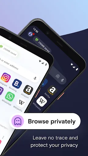 Скриншот 2 — Браузер Opera Mini beta