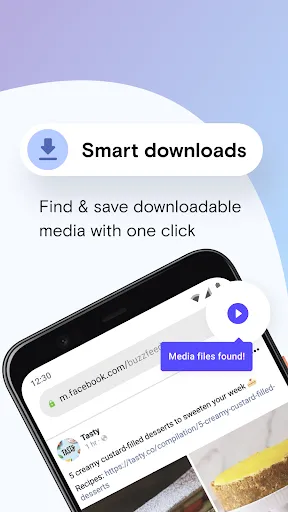 Скриншот 4 — Браузер Opera Mini beta
