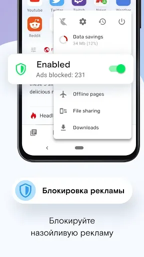 Скриншот 5 — Браузер Opera Mini