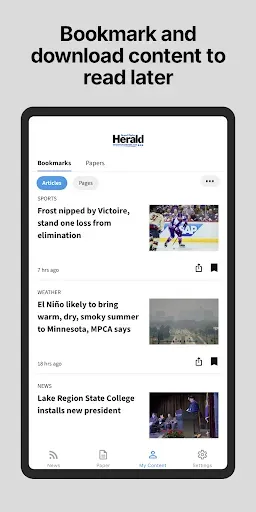 Скриншот 4 — Grand Forks Herald E-paper