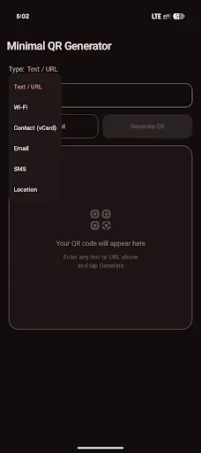 Скриншот 8 — Minimal QR