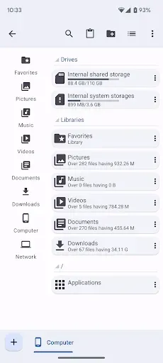 Скриншот 1 — Computer File Explorer