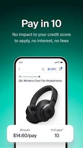 Скриншот 2 — Perpay - Shop and Build Credit