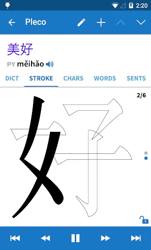 Скриншот 5 — Pleco Chinese Dictionary