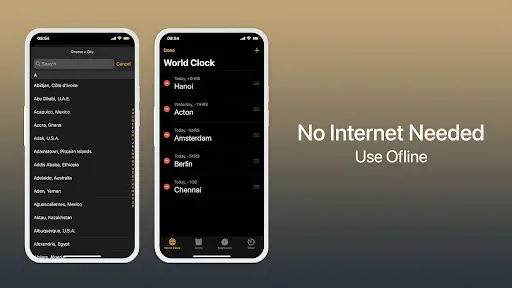 Скриншот 2 — Clock Phone 15 Pro, Alarm Pro