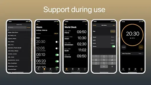 Скриншот 7 — Clock Phone 15 Pro, Alarm Pro