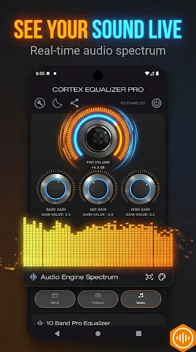 Скриншот 6 — Bass Booster Equalizer: PRO