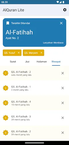 Скриншот 4 — AlQuran 30 Juz Dan Terjemahan