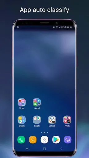 Скриншот 3 — Super S9 Launcher for Galaxy S