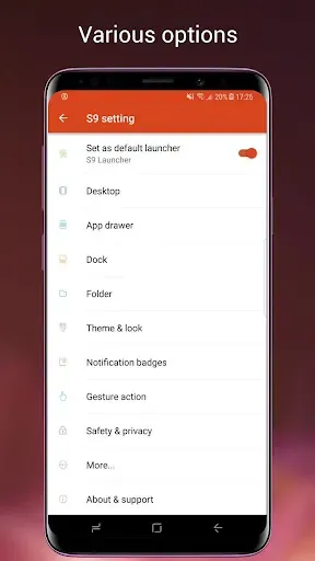 Скриншот 6 — Super S9 Launcher for Galaxy S