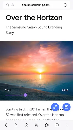 Скриншот 4 — Samsung Browser