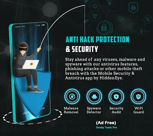Скриншот 1 — Geek Security: Anti Hack & Spy