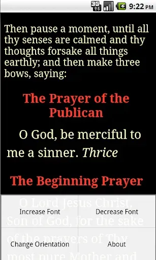 Скриншот 3 — Orthodox Prayers Book
