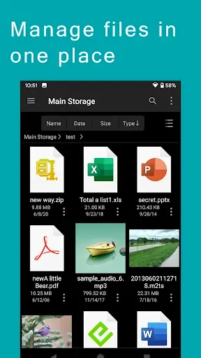 Скриншот 1 — FE File Explorer Pro