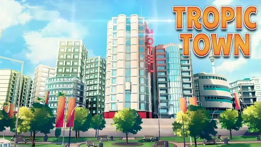 Скриншот 1 — Town Building Game Tropic City