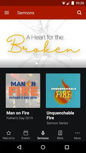 Скриншот 2 — Fellowship of Purpose Church