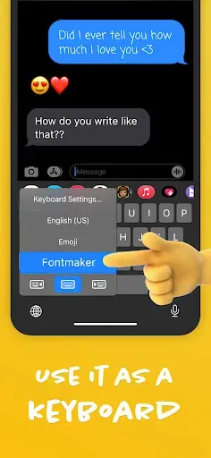 Скриншот 3 — Fontmaker - Font Keyboard App