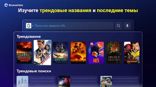 Скриншот 6 — браузер ТВ веб BrowseHere