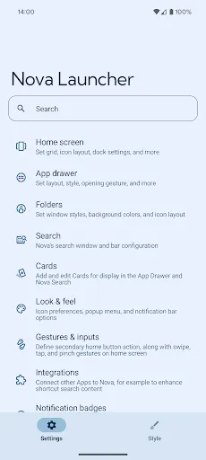 Скриншот 6 — Nova Launcher