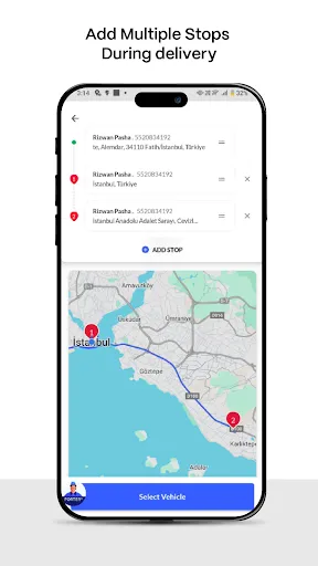 Скриншот 3 — Porter - Goods Delivery App