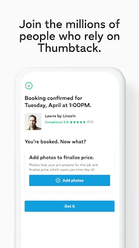 Скриншот 7 — Thumbtack: Hire Service Pros
