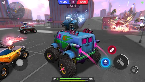 Скриншот 6 — Battle Cars: Бои на машинах