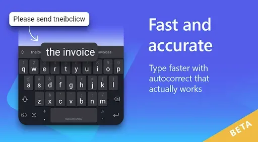 Скриншот 3 — Microsoft SwiftKey Beta