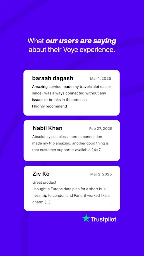 Скриншот 6 — Voye Global - Best Travel eSIM