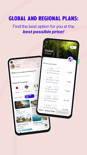 Скриншот 8 — Voye Global - Best Travel eSIM