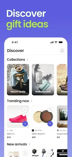 Скриншот 3 — Wishwave: Wishlist & Registry