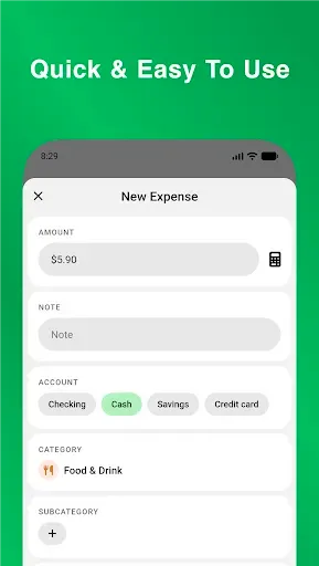 Скриншот 1 — Keepr: Simple Budget Planner
