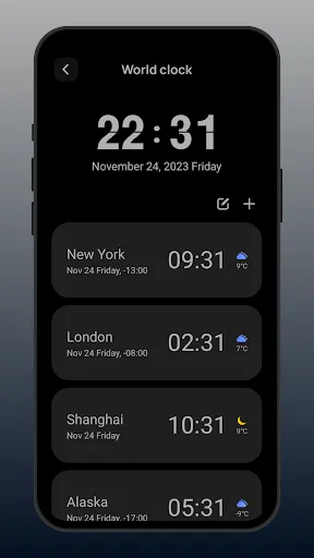 Скриншот 6 — Flip Clock: World Clock