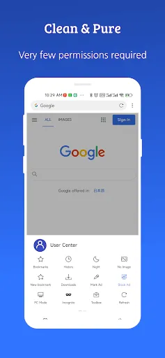 Скриншот 2 — X Browser -Light & Super fast