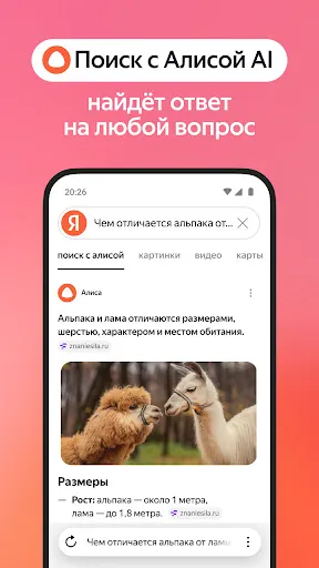 Скриншот 3 — Яндекс Браузер — с Алисой AI