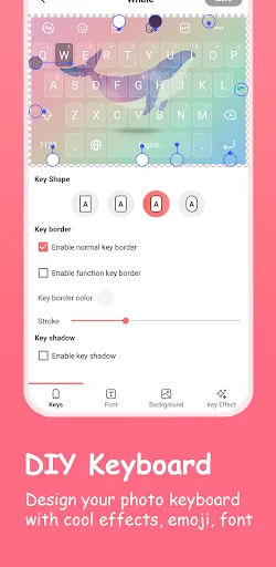 Скриншот 2 — Emoji Keyboard: Fonts, Emojis