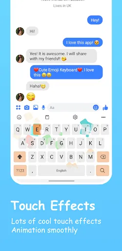 Скриншот 5 — Emoji Keyboard: Fonts, Emojis