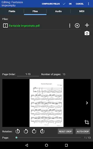 Скриншот 5 — MobileSheets