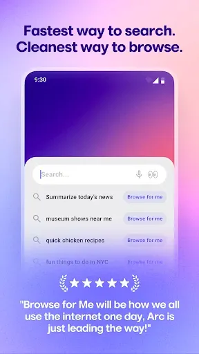 Скриншот 1 — Arc Search – Find it, Faster