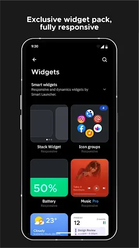 Скриншот 3 — Smart Launcher 6-смарт лаунчер