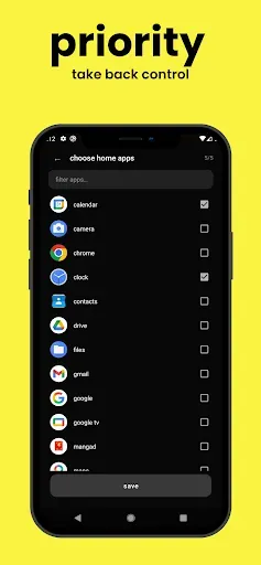 Скриншот 4 — tiny - minimal launcher